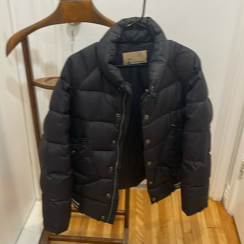 Boys size 14 or ladies small John Gillian down jacket with functional features